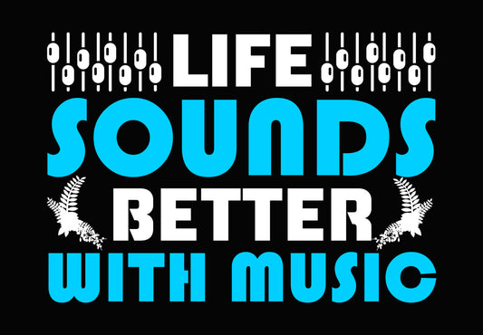 Sounds With Music Graphic DTF Transfer