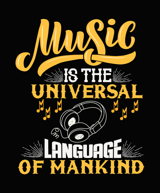 Music Is Universal Language DTF Transfer