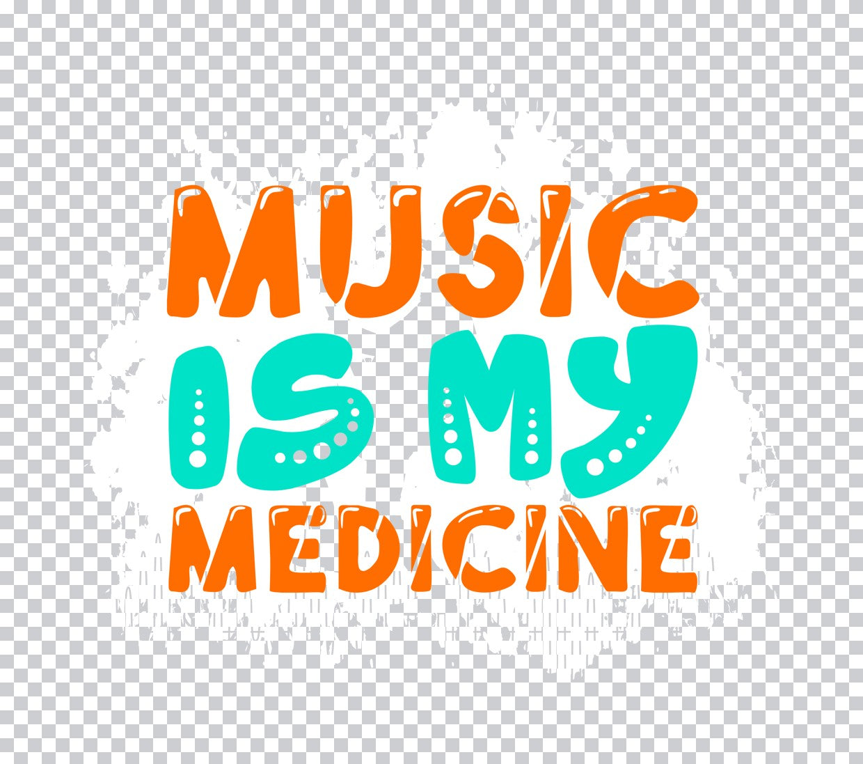 Music Is My Medicine DTF Transfer