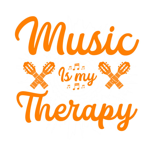 Music Is My Therapy DTF Transfer