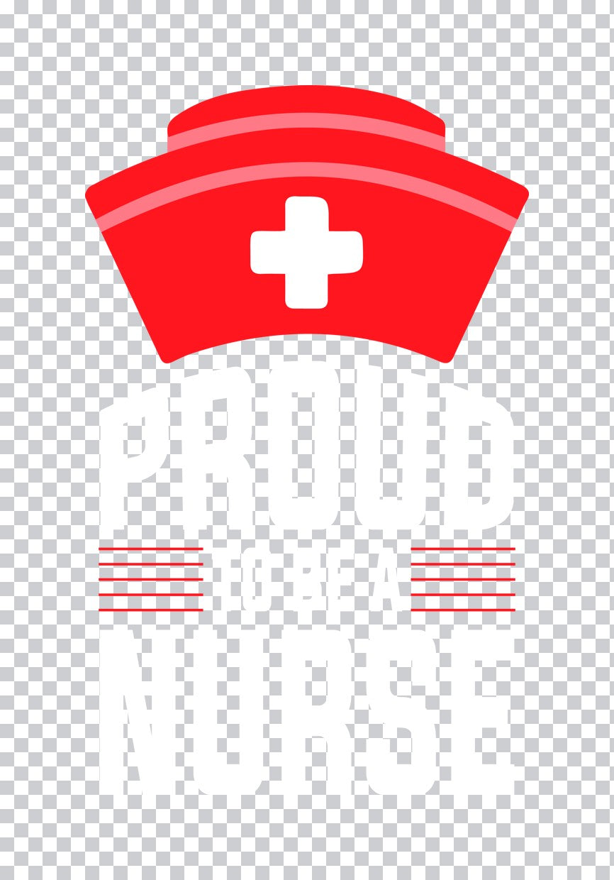 Stethoscope Heart Nurse Script DTF Transfer
