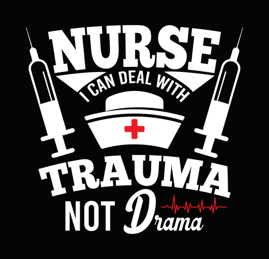 Medical Cross and Heartbeat DTF Transfer