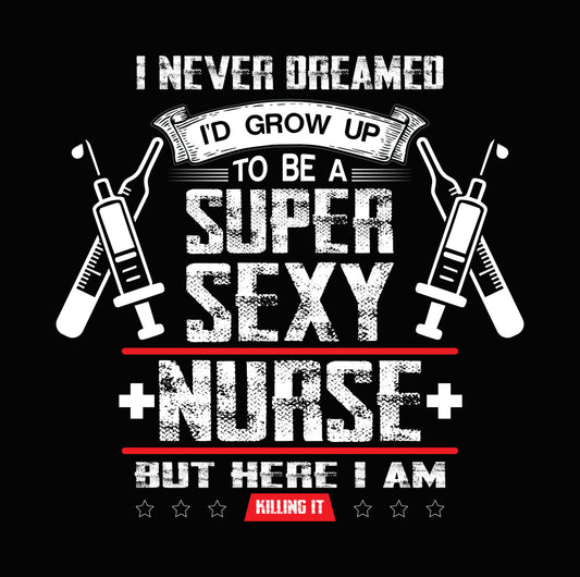 Nurse Life Killing It Ribbon DTF Transfer