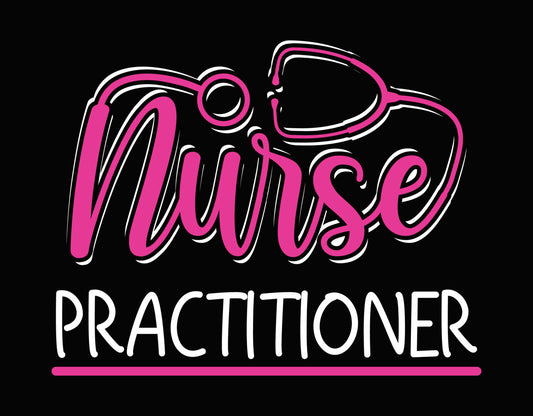 Pink Nurse Stethoscope DTF Transfer