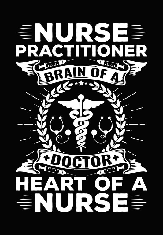 Nurse Heartbeat Stethoscope DTF Transfer