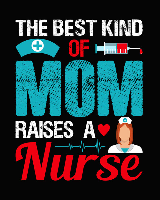 Proud Mom of a Nurse DTF Transfer