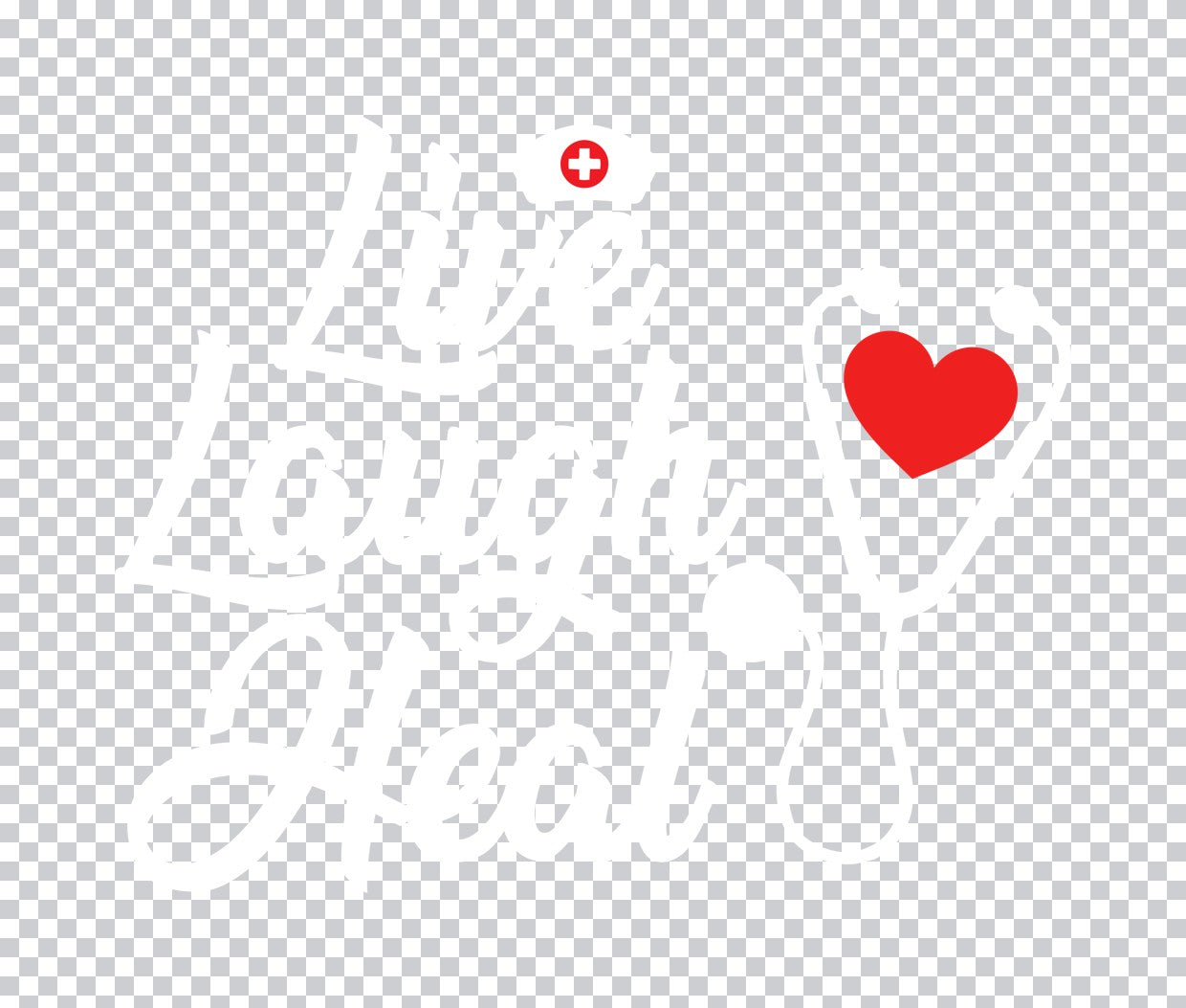 Nurse Heart Medical Symbol DTF Transfer
