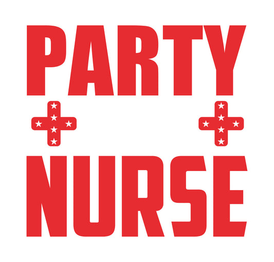 Party Nurse Red Cross DTF Transfer
