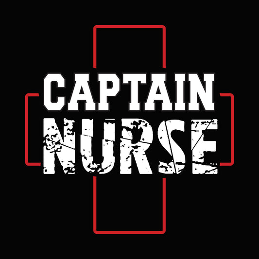 Captain Nurse Medical Cross DTF Transfer