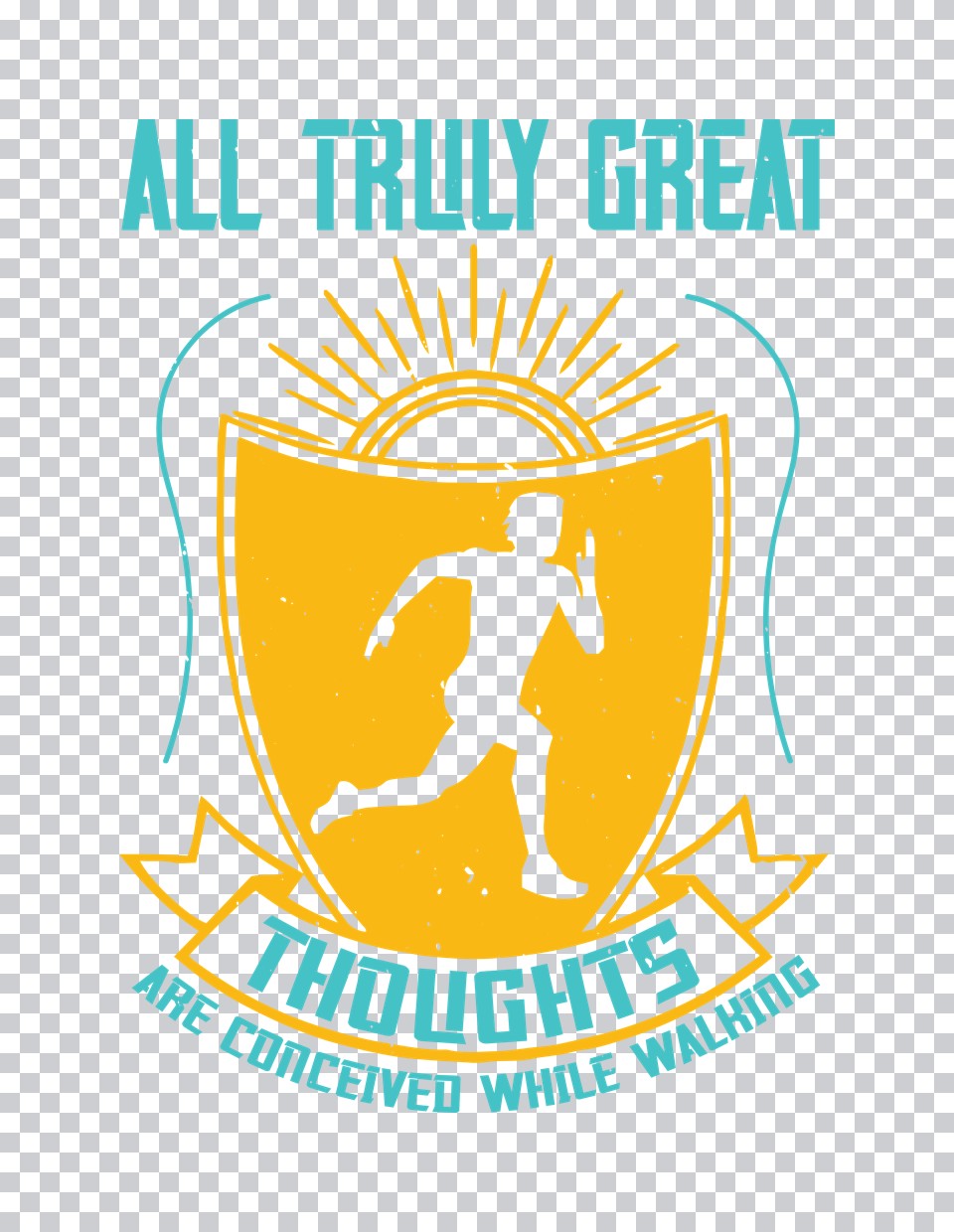 All Truly Great Thoughts Conceived While Running DTF Transfer