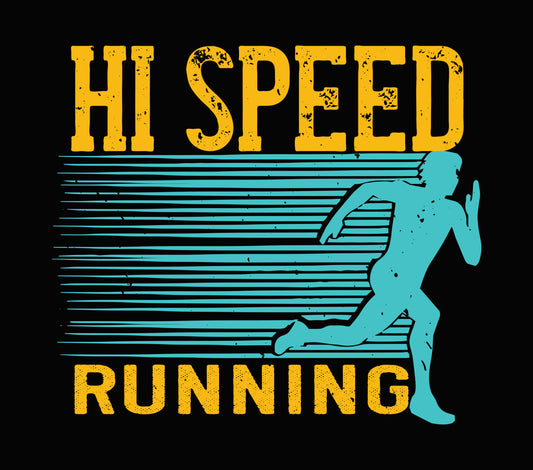 Hi Speed Running Motion DTF Transfer