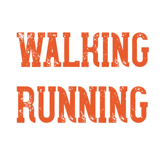 Looks Like Walking Feels Like Running DTF Transfer