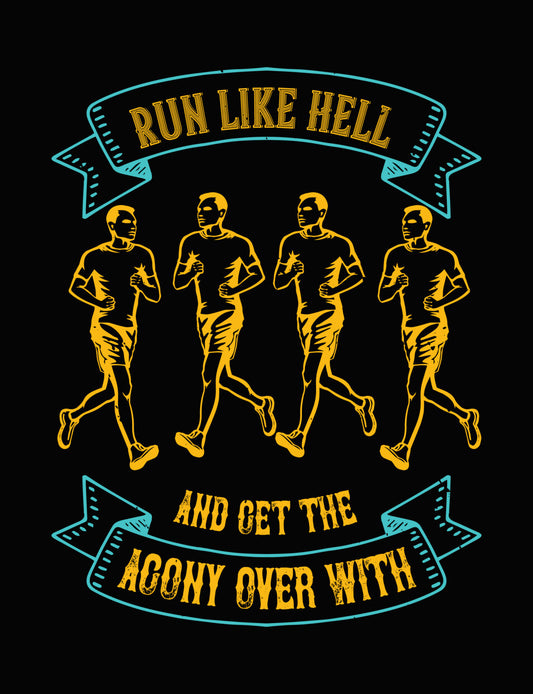 Run Like Hell DTF Transfer