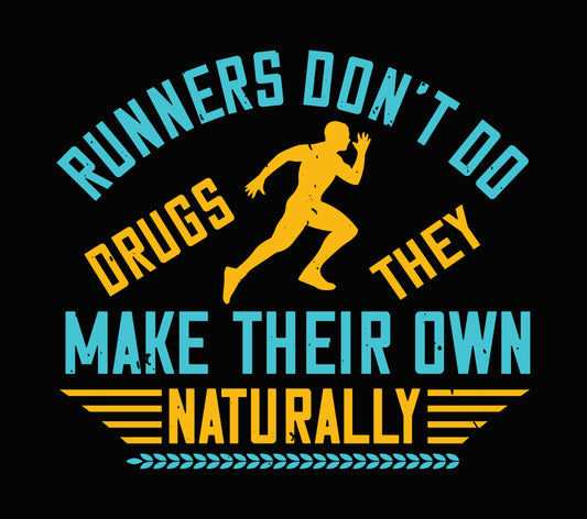 Runners Naturally High DTF Transfer