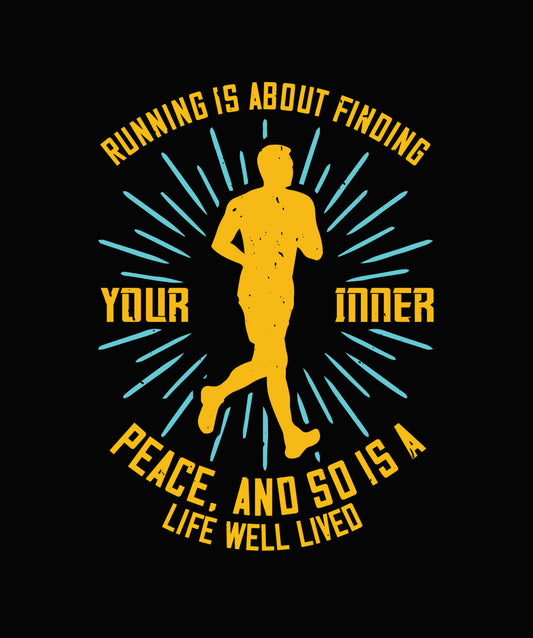 Inner Peace Runner DTF Transfer