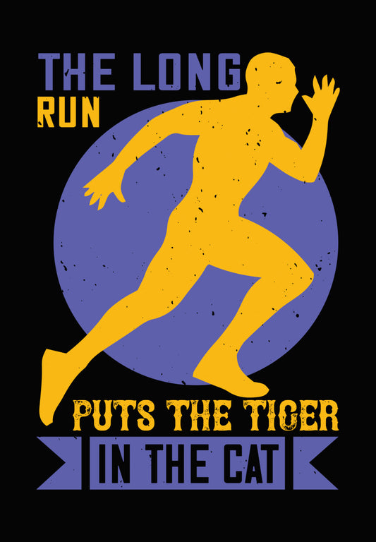 The Long Run Puts Tiger In Cat DTF Transfer