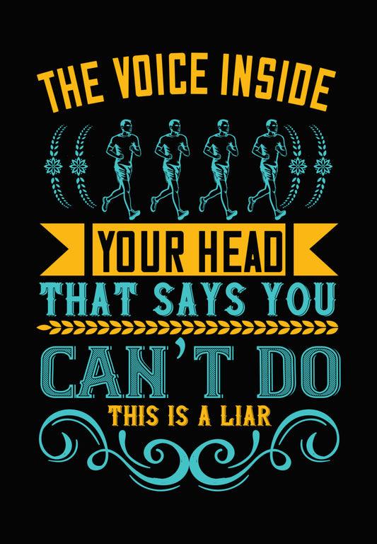 The Voice Inside Your Head DTF Transfer