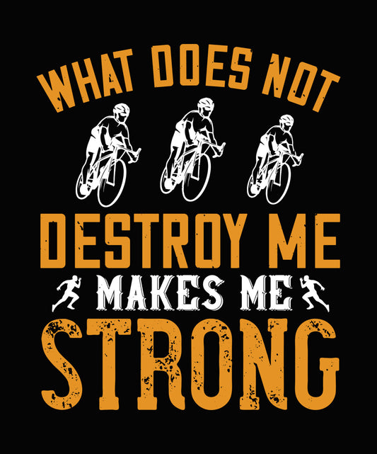 Strong Runner and Cyclist DTF Transfer