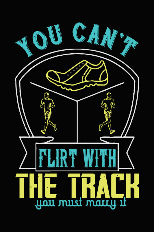 Flirt With the Track Runner DTF Transfer