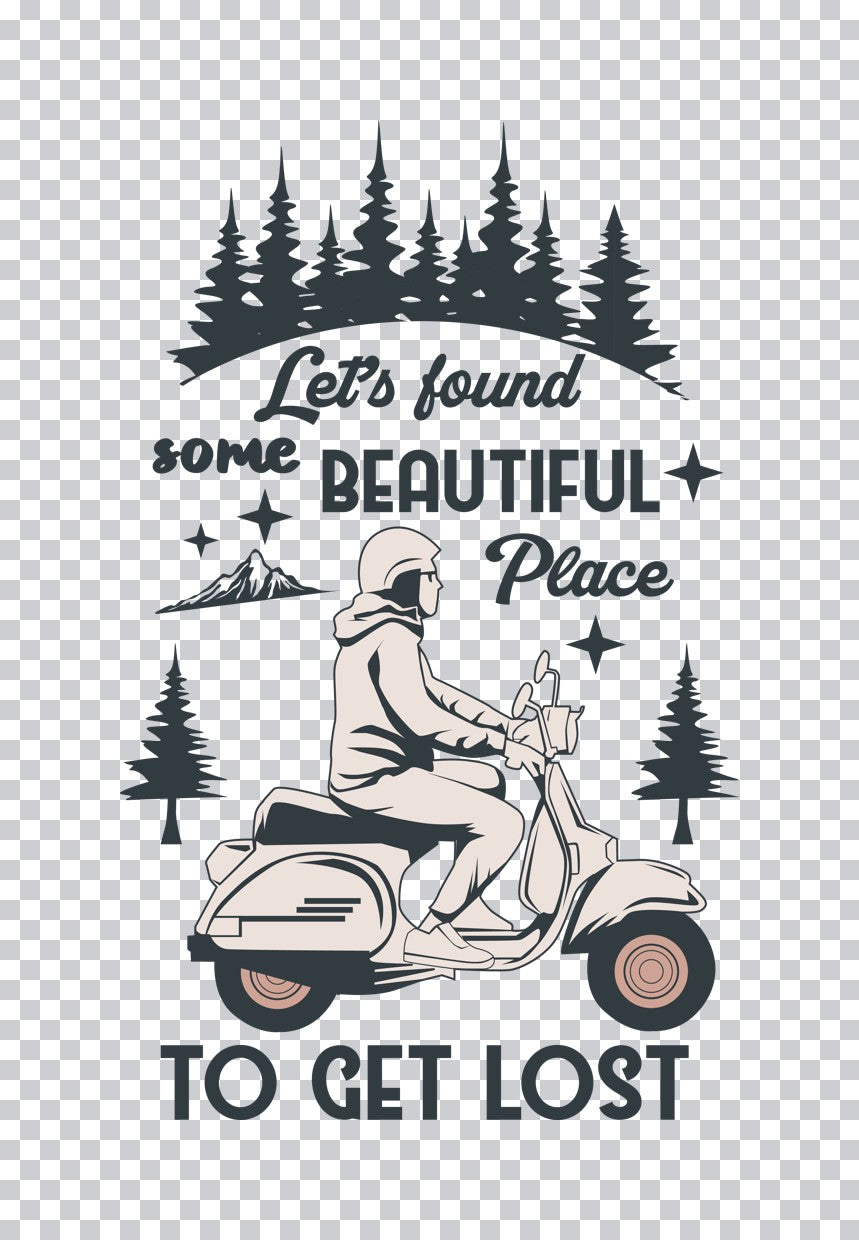 Beautiful Place To Get Lost DTF Transfer