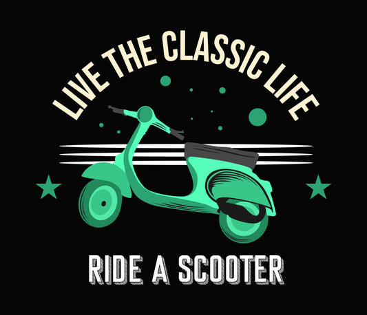 Live The Classic Life DTF Transfer