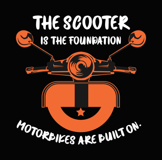 Classic Scooter Handlebars DTF Transfer