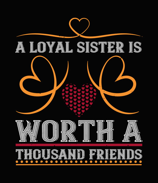Heart Swirls Sisterhood DTF Transfer