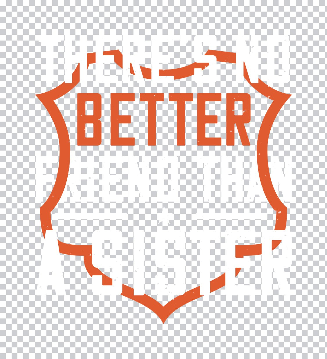 Better Together Shield DTF Transfer