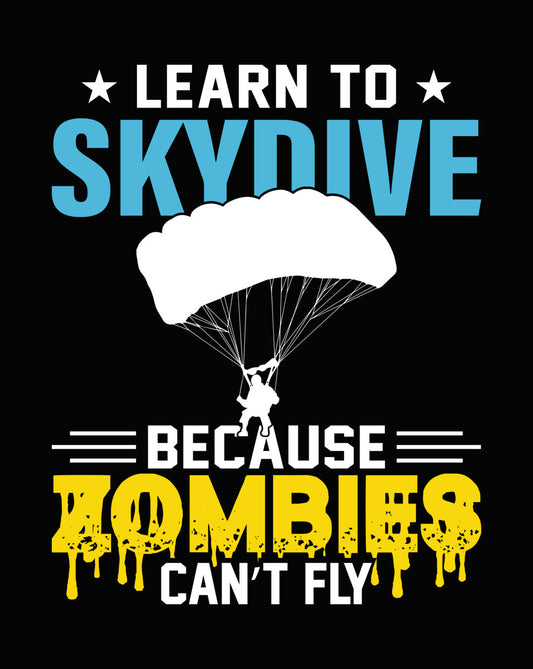 Skydive Vs Zombies DTF Transfer