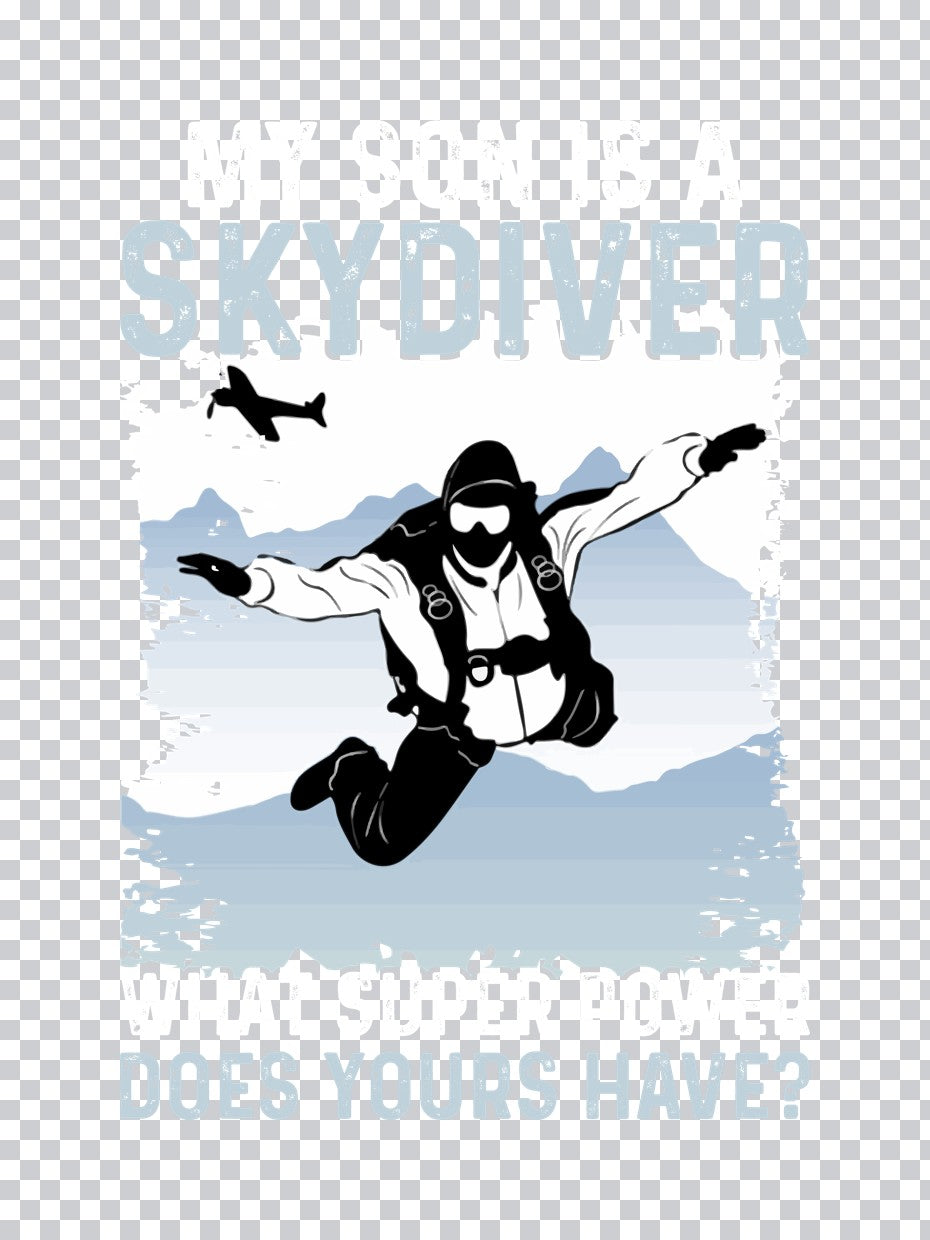 Skydiver Does Yours Have DTF Transfer