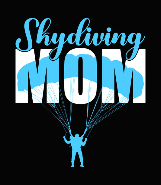 Skydiving Mom Parachute DTF Transfer