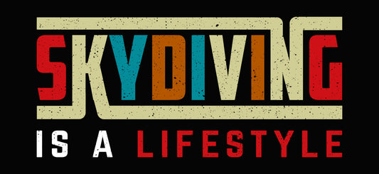 Skydiving Lifestyle Retro DTF Transfer