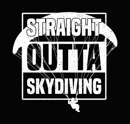 Don't Follow Me Skydiving DTF Transfer