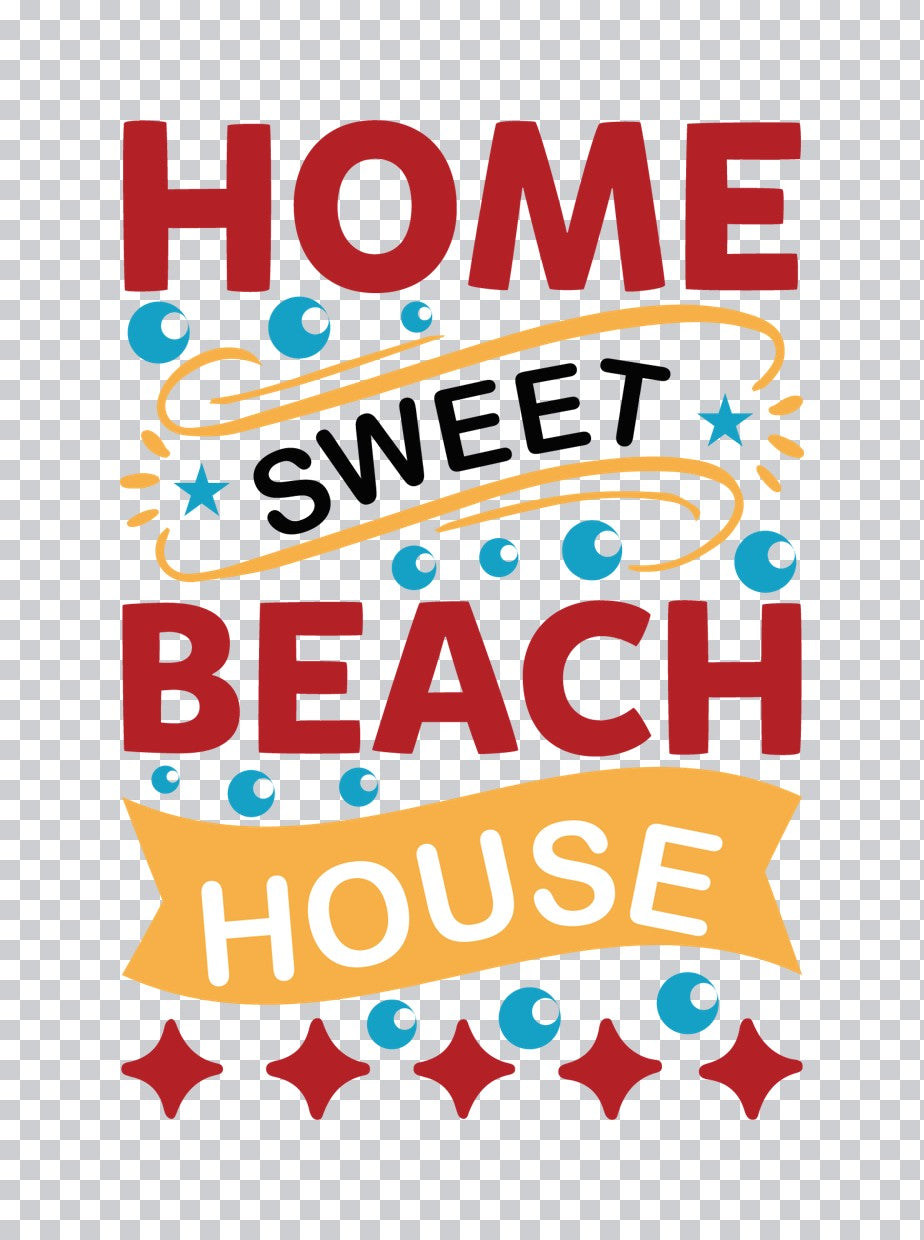 Home Sweet Beach House DTF Transfer