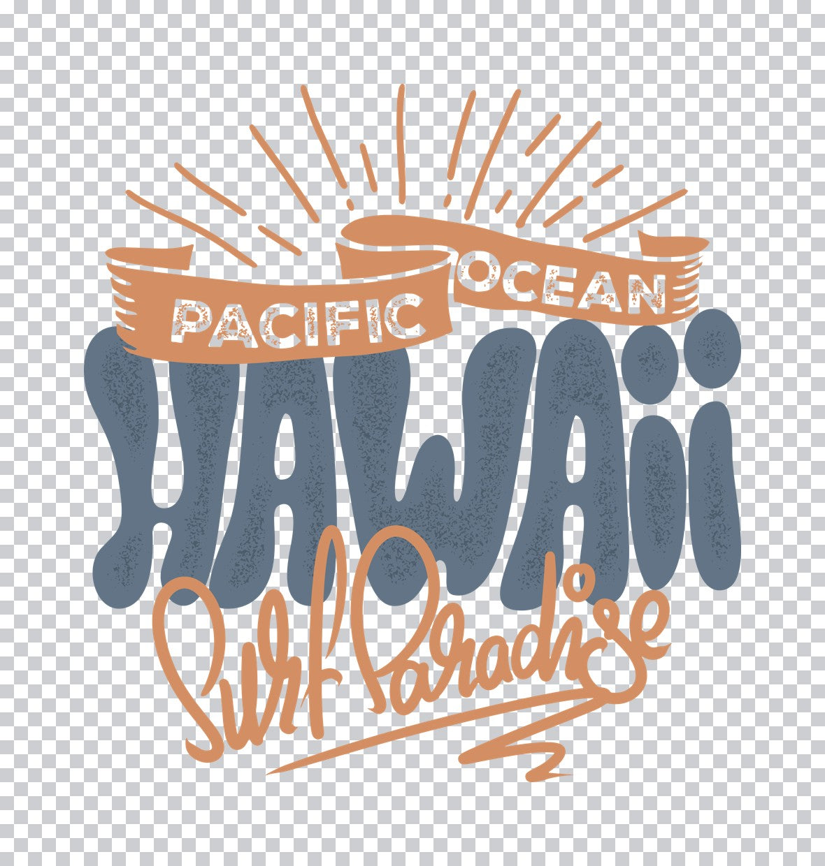 Hawaii Surf Paradise DTF Transfer