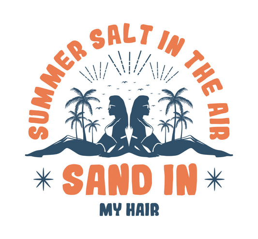 Summer Salt and Sand DTF Transfer