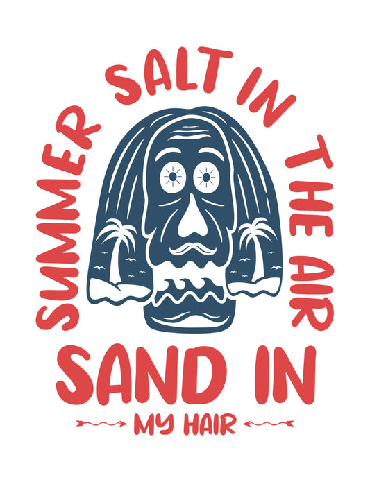 Tiki Mask Summer Vibes DTF Transfer