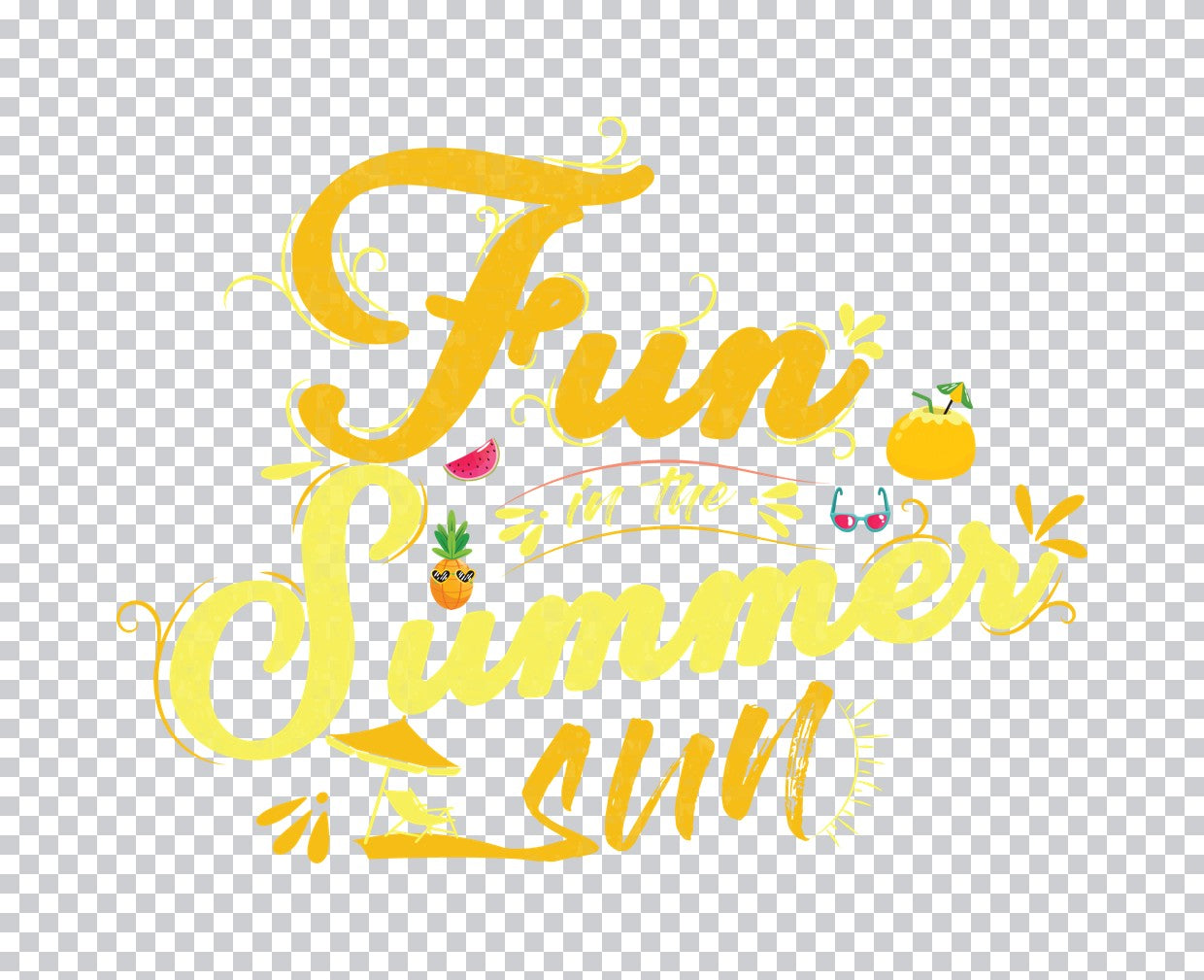 Fun In The Summer Sun DTF Transfer