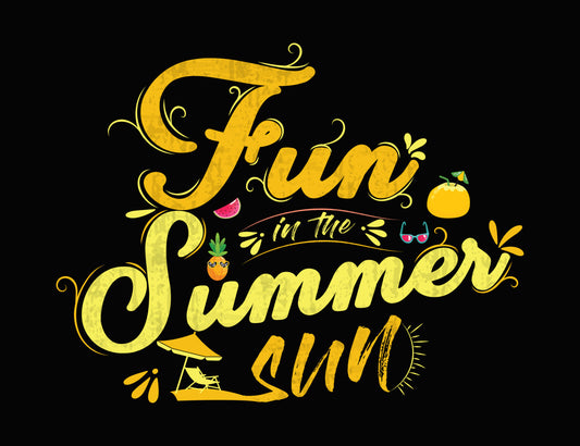 Fun In The Summer Sun DTF Transfer