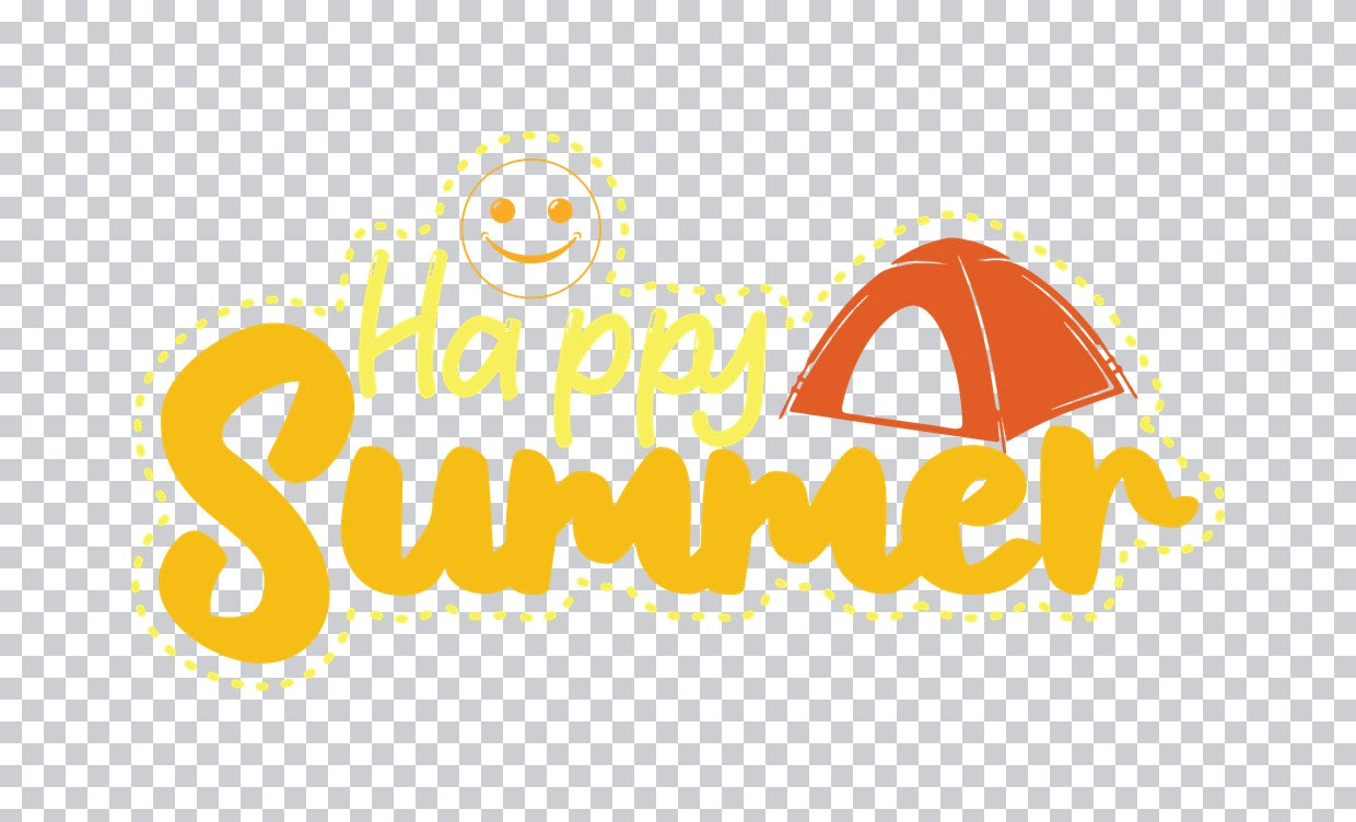 Happy Summer Camping DTF Transfer