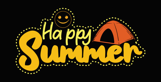Happy Summer Camping DTF Transfer
