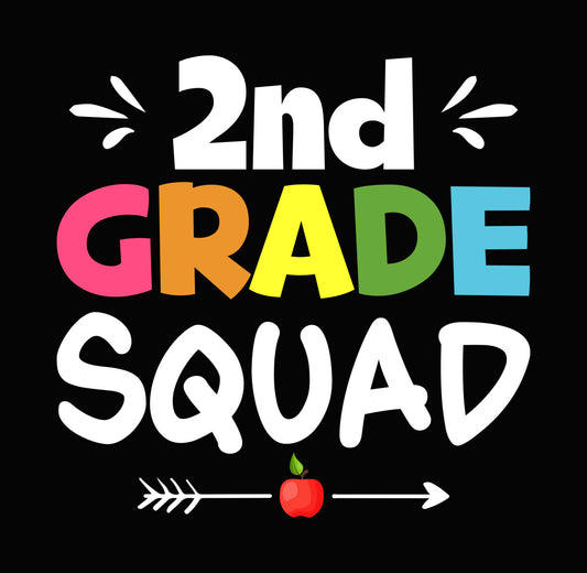 Colorful Grade Level Teacher DTF Transfer