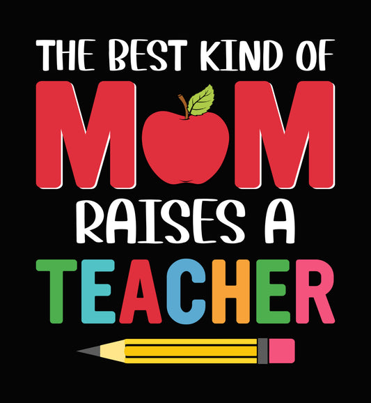 Mom Teacher Apple Pencil DTF Transfer