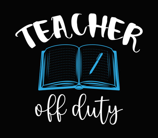 Open Book with Pen DTF Transfer