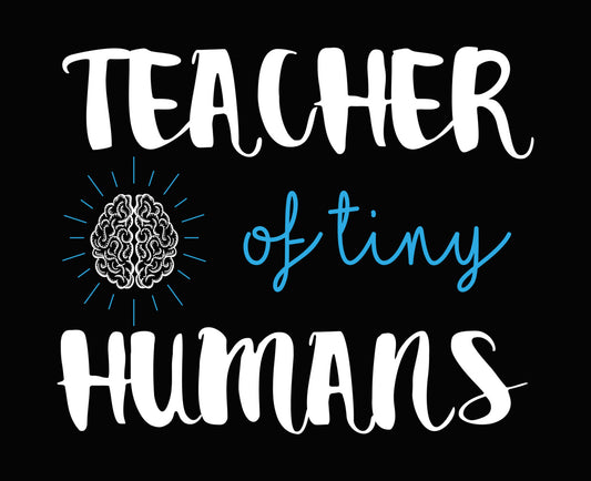 Tiny Humans Sunburst Script DTF Transfer