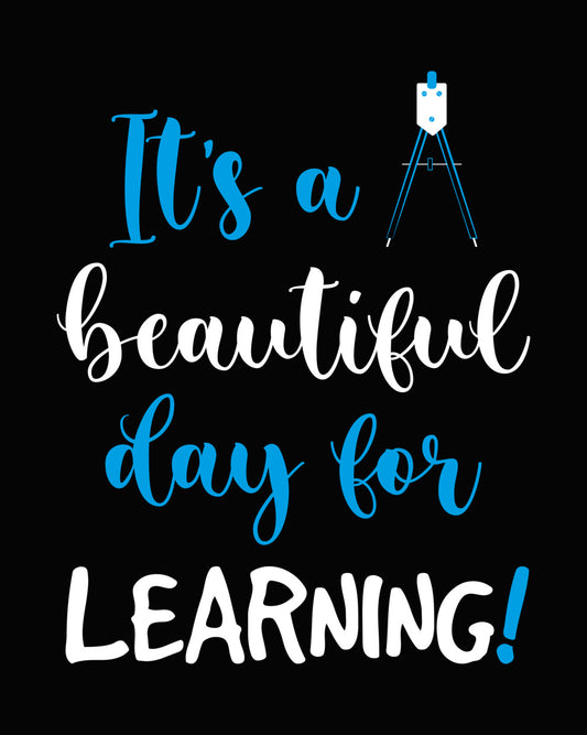 It's A Math Day Geometry Compass DTF Transfer
