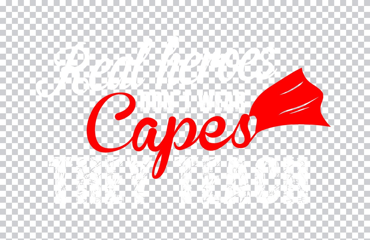 Capes Teacher Appreciation DTF Transfer