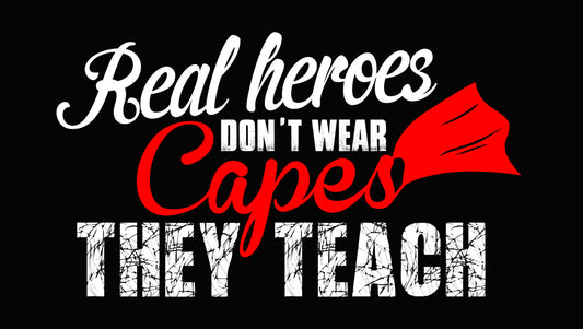 Capes Teacher Appreciation DTF Transfer
