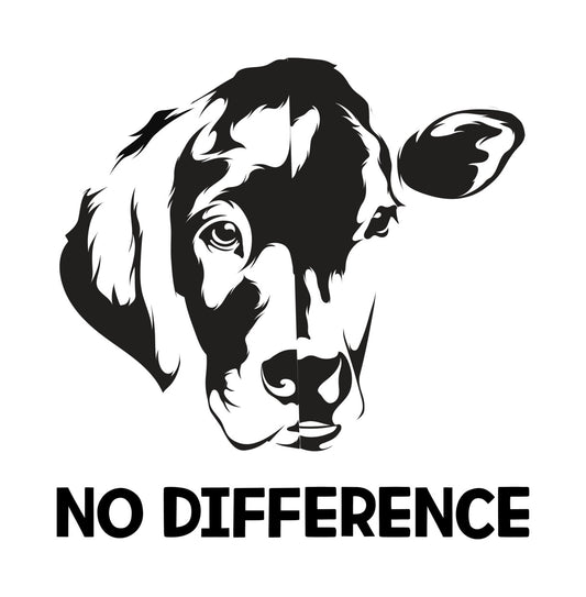 No Difference Cow Face DTF Transfer