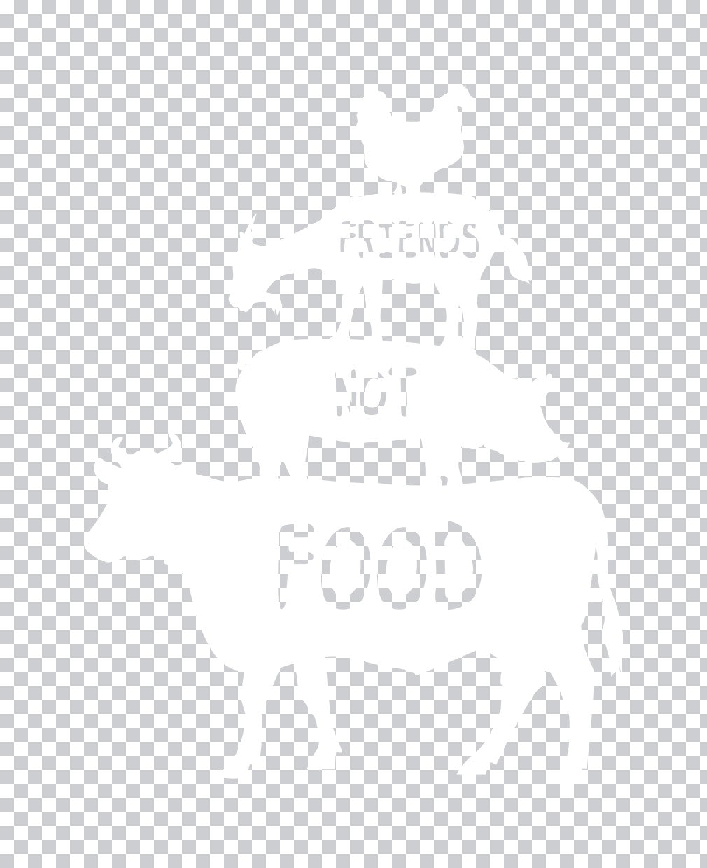 Vegan Leaf Script DTF Transfer